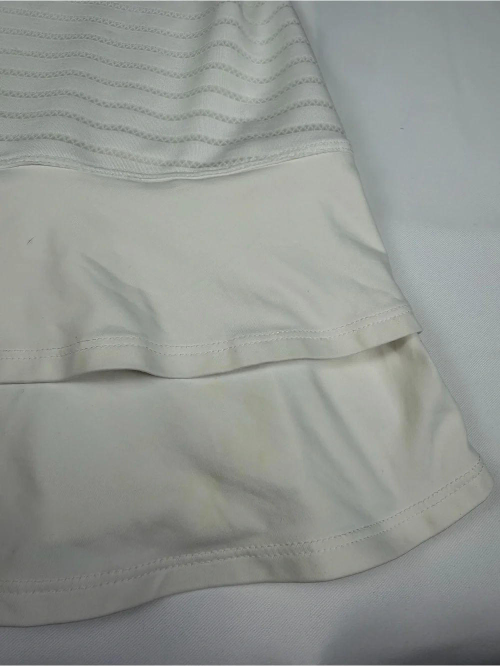 Lija White Zip-Front Sleeveless Tennis Dress -medium - Picture 8 of 16